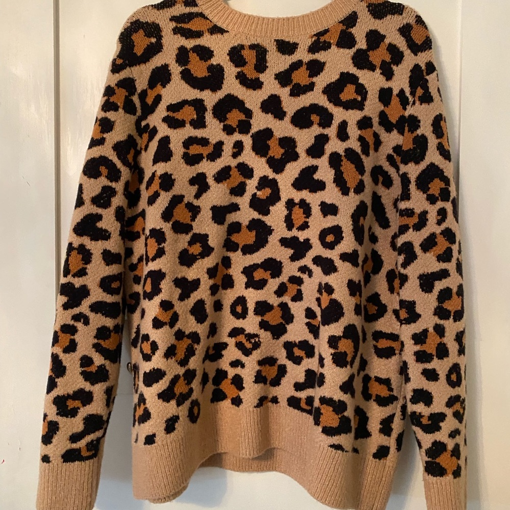 Cotton Emporium Cheetah Sweater